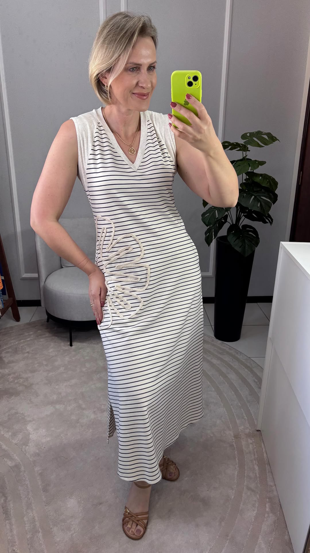 Vestido Alfaiataria Cláudia| 100% Linho